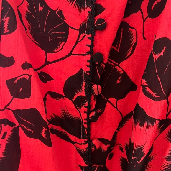 Chasing Unicorns Georgia Rain Cotton Gauze Dress-Medium - Picture 3 of 6